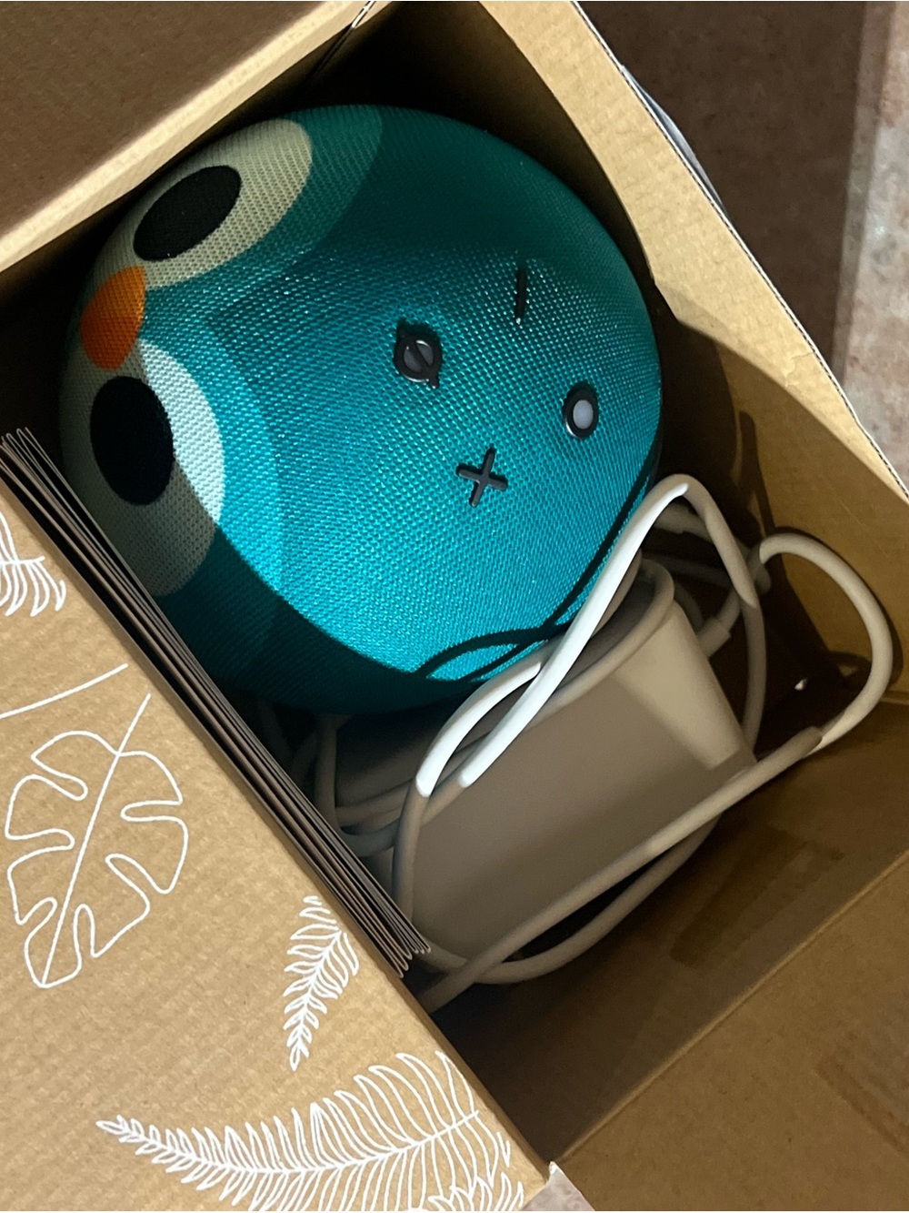 Amazon Echo Dot Kids Owl Design - Teal Blue - Picture 2 of 2